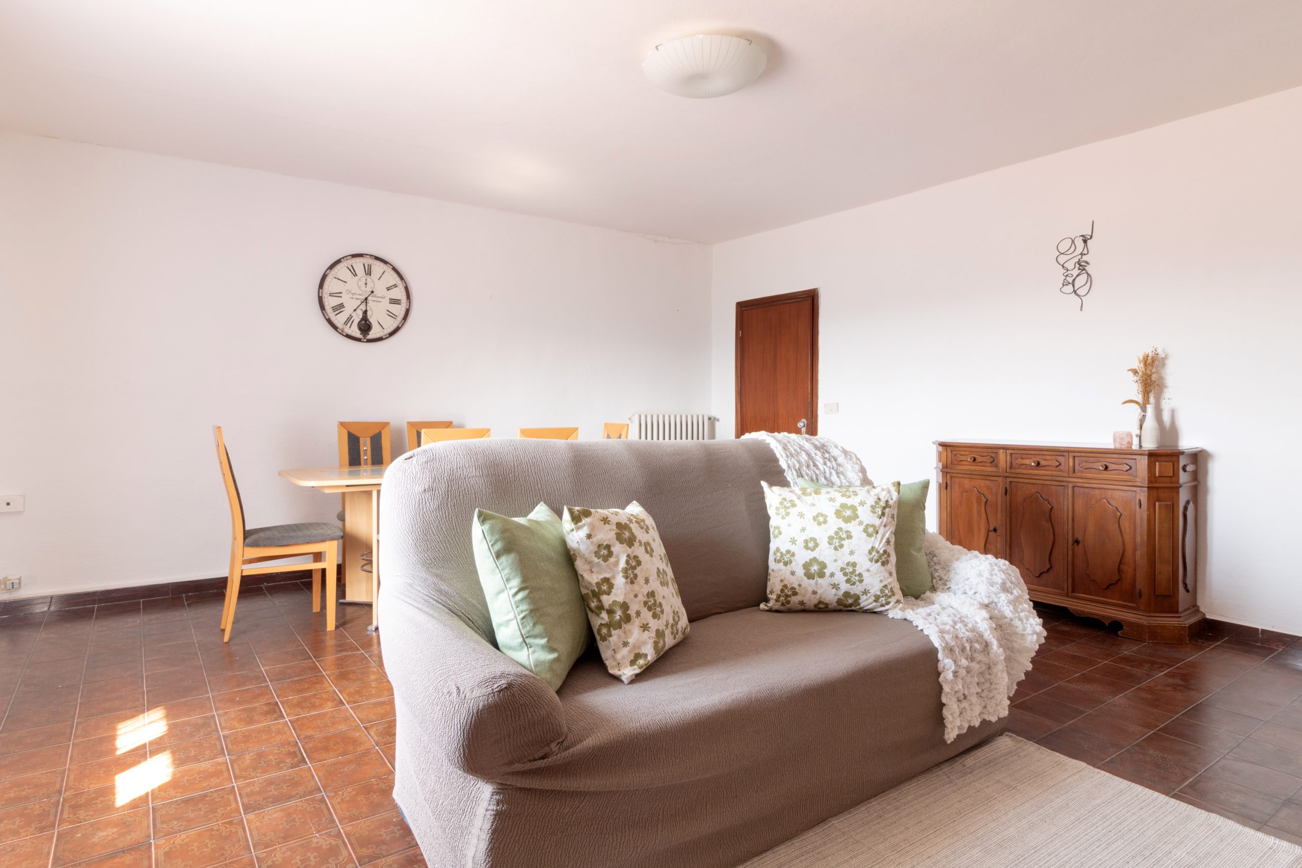 Zona Giorno dopo dell’intervento di home staging – Lastra a Signa – Ginestra Fiorentina